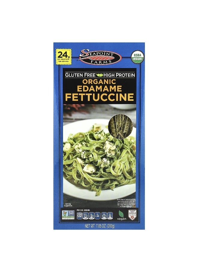 SEAPOINT FARMS Seapoint Farms, Organic Edamame Fettuccine, 7.05 oz (200 g)  - Image 1