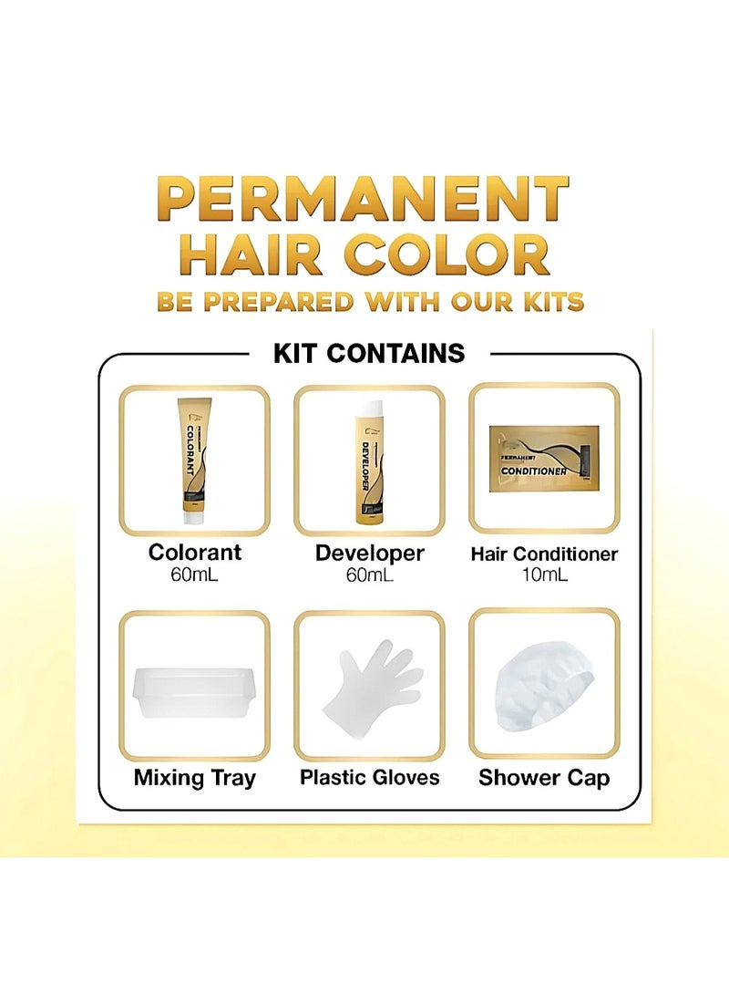 ميلاد سعيد صبغة شعر دائمة من ميري صن - أحمر زهري (مجموعة تلوين كاملة، 130 مل) - Image 5