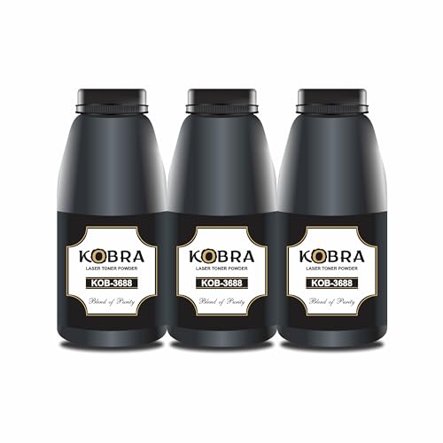 ProDot Kobra 3688 Laser Toner Powder Compatible with HP 35A, 36A, 88A, 78A, 83A, 85A & Canon 337, 912, 925 Toner Cartridges (Pack of 03) - Image 1