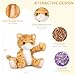 SuzziPals Heatable Coolable Orange Cat Stuffed Animal Cat Heating Pad Microwavable for Soothing Relaxation Lavender Scented Orange Cat Plush Toy for Stress Relief Stuffed Cat Toys for Kids - Image 4