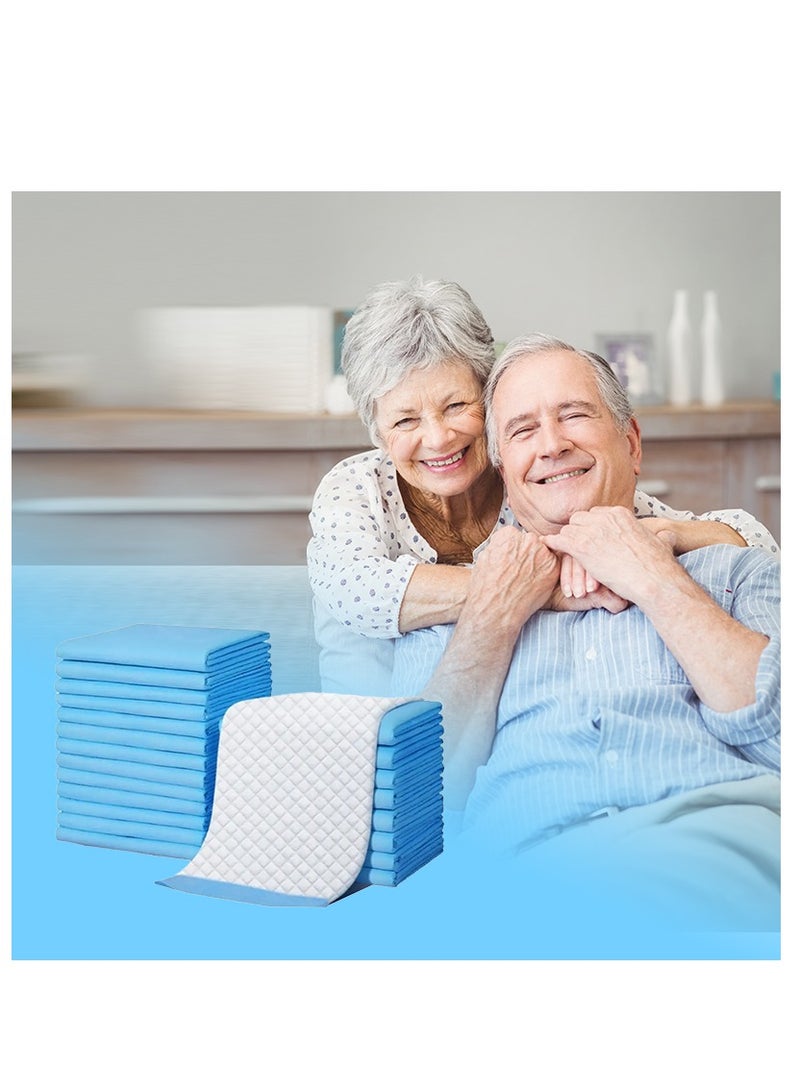 25-Piece Baby Disposable Underpad, Changing Pad Baby Diapers Newborn Pads, Bed Table Protector Mat, Soft Breathable Waterproof Leak Proof Quick Absorb 90x60cm - Image 4