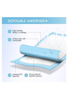 Medigen 25-Piece Disposable Changing Pads, Baby Underpads, Waterproof Diaper Changing Pads, Bed Table Protector Mat 90x60cm  - Image 3