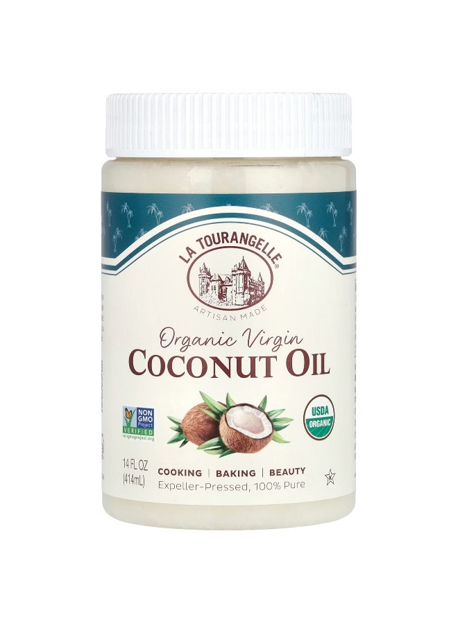 La Tourangelle La Tourangelle, Organic Virgin Coconut Oil, 14 fl oz (414 ml)  - Image 1