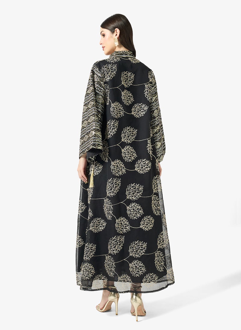 Khizana Embroidered Jalabiya - Image 2