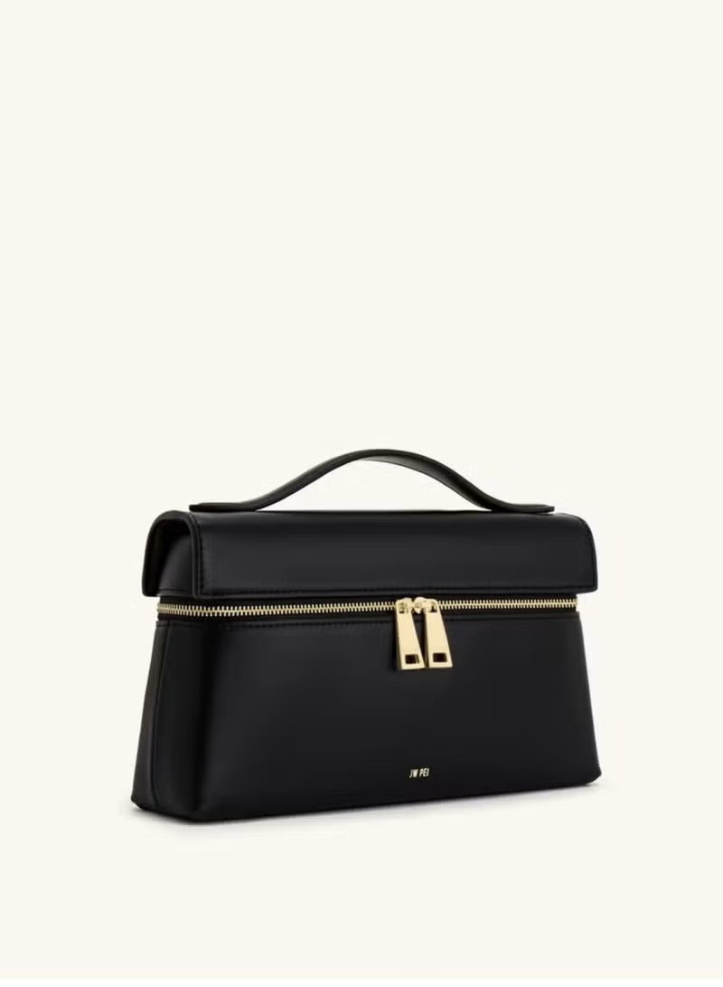 JW PEI Thea Tote Elegant temperament box hand-held commuting fashionable handbag（Black） - Image 2