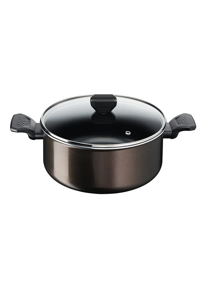 تيفال TEFAL EASY COOK AND CLEAN | Stewpot 24 cm | easy clean | non stick coating | thermo signal | heat indicator | diffusion base | healthy | safe cookware | Made in France | 2 Years Warranty | B5544602