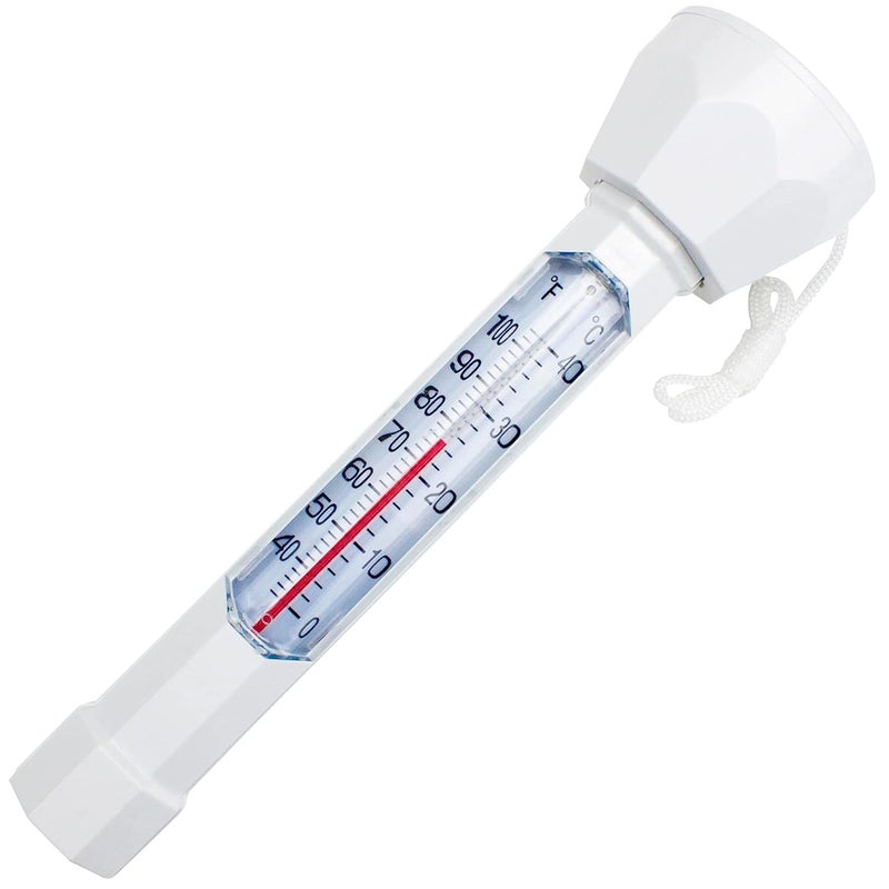 SplashTech Floating Buoy Pool Thermometer with Jumbo EZ Read Display & Cord- Shatter Proof- Swimming Pool Maintenance Equipment for Indoor or Outdoor Swimming Pool, Hot Tub, Jacuzzi, Spa - Image 1