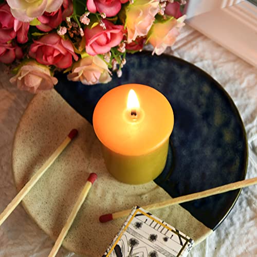 DEYBBY Pure Beeswax Votive Candles-4 Pack Natural Votives for Home Room Decor Party Wedding Spa,12 Hours Burn - Image 4