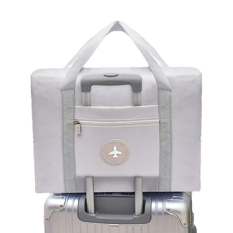 Double-Layer Round Standard Aircraft Bag Travel Bag Portable Trolley Case Clothes Finishing Portable Storage Bag - Image 5
