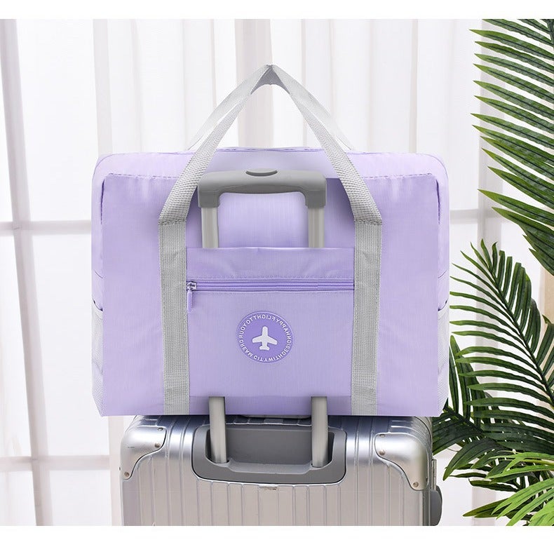 Double-Layer Round Standard Aircraft Bag Travel Bag Portable Trolley Case Clothes Finishing Portable Storage Bag - Image 4