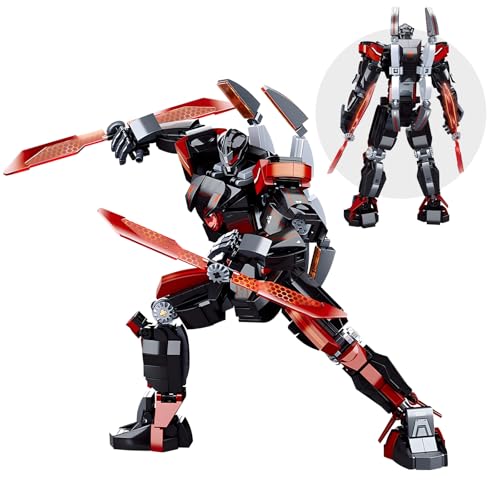 HIGH GODO Wanderer Mech Building Blocks Set for AdultsDark Robot Model Building Kit with 2 Multiple Weapons 585 Pieces Creative Collectible Gift for Teens 14 - Image 1