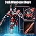 HIGH GODO Wanderer Mech Building Blocks Set for AdultsDark Robot Model Building Kit with 2 Multiple Weapons 585 Pieces Creative Collectible Gift for Teens 14 - Image 4