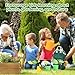 CUTE STONE Kids Gardening Tool Set 20PCS Gardening Toys Includes Metal RakeForkTrowelApronGlovesWatering CanTote Bag and Strickers Garden Tool Kit for Kids Outdoor Toys Gift for Boys Girls - Image 3