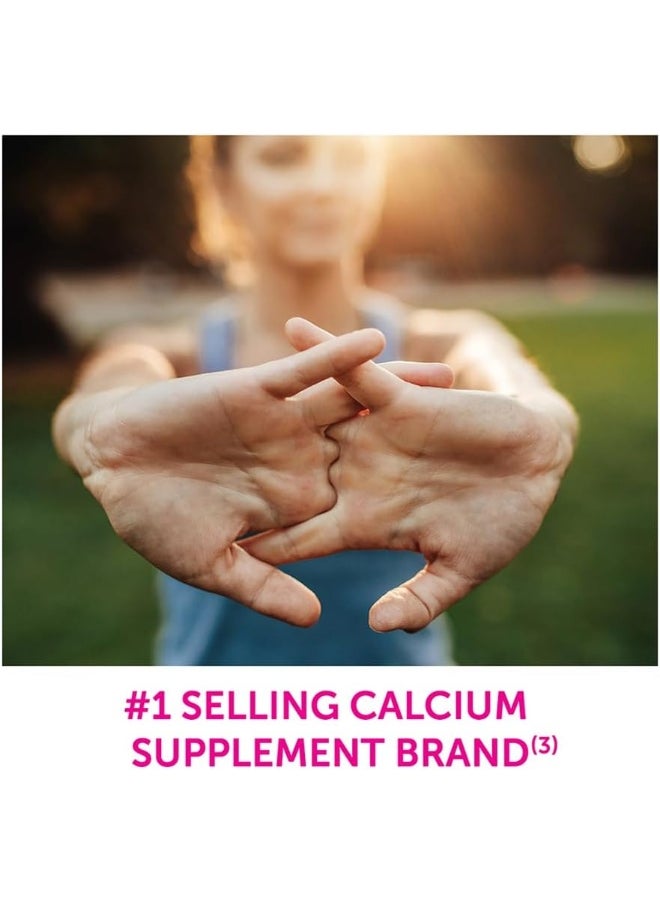 Caltrate 600+D3 Calcium and Vitamin D Supplement Tablet (60 Count, 600mg)