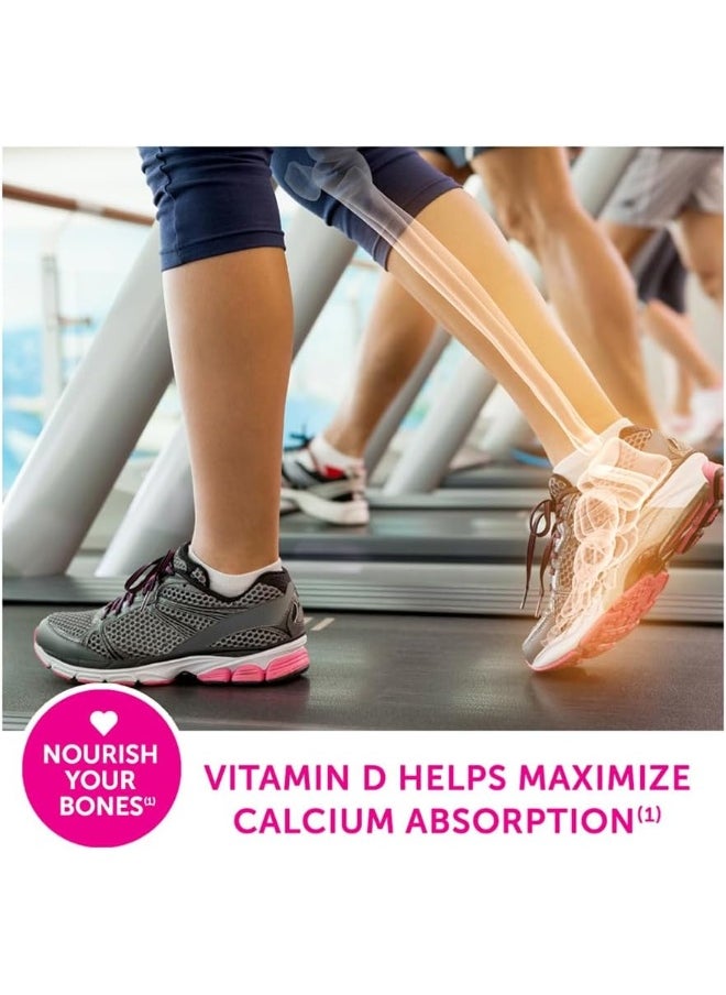 Caltrate 600+D3 Calcium and Vitamin D Supplement Tablet (60 Count, 600mg)