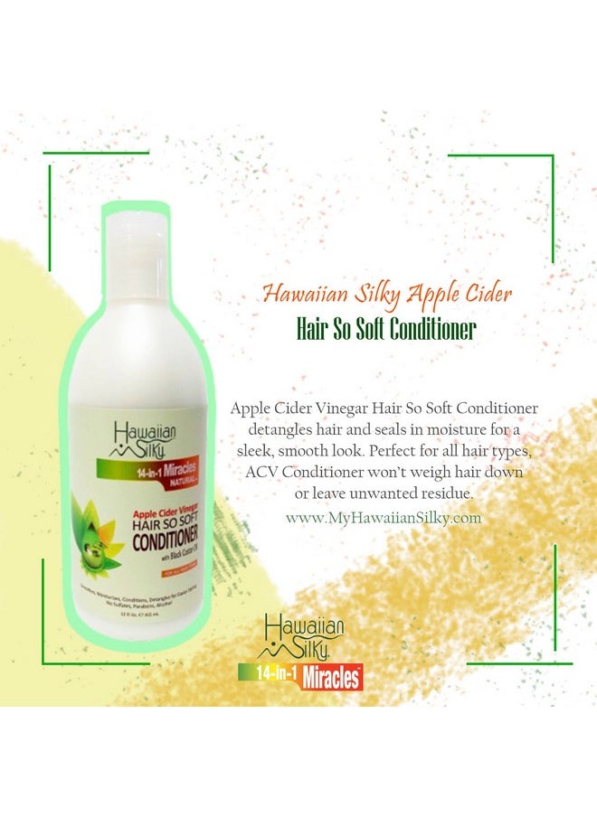 Hawaiian Silky Hawaiian Silky Hawaiian Silky 14In1 Miracles Hair So Soft Conditioner With Black Castor Oil 12 Fluid Ounce White 12 Fl Ounce  - Image 5