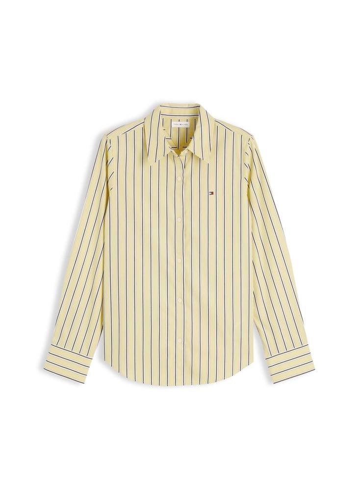 TOMMY HILFIGER Regular Fit Flag Embroidery Poplin Shirt - Image 5