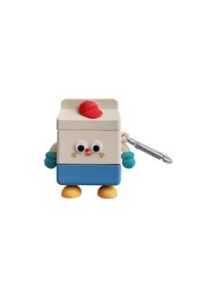 Suitable For Freeclip Bluetooth HeadSEt Protective Cover For Huawei4/5i/SE2/pro3 Cartoon Silicone Soft Shell Cute-Color:Silicone Version-robot (with Hook)-Model:For HuaweiFreebuds Pro3 (pro4) Headphone Case