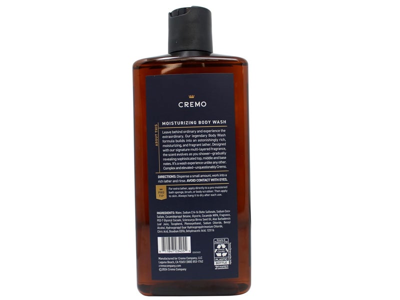 Cremo Body Wash Set 16 FL OZ Palo Santo Italian Bergamot Golden Amber SkinMoisturizing Formula 16 FL OZ Each - Image 3