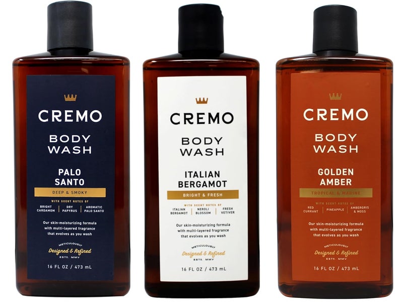 Cremo Body Wash Set 16 FL OZ Palo Santo Italian Bergamot Golden Amber SkinMoisturizing Formula 16 FL OZ Each - Image 1