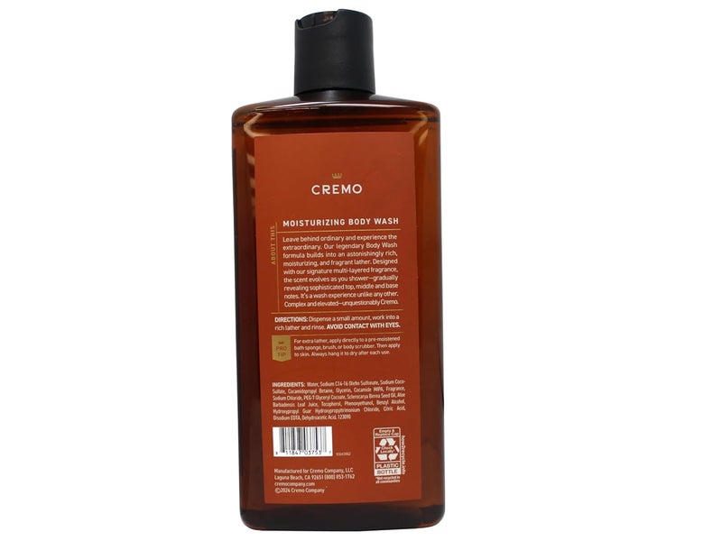 Cremo Body Wash Set 16 FL OZ Palo Santo Italian Bergamot Golden Amber SkinMoisturizing Formula 16 FL OZ Each - Image 5