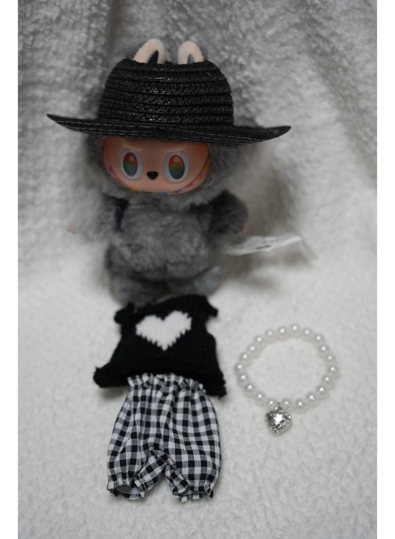 Labubu The Monsters Clothes - Labubu Outfit, Chic Style Set for Labubu Dolls, 17cm Doll Clothes Suitable for Labubu Dolls Accessories  - Image 4