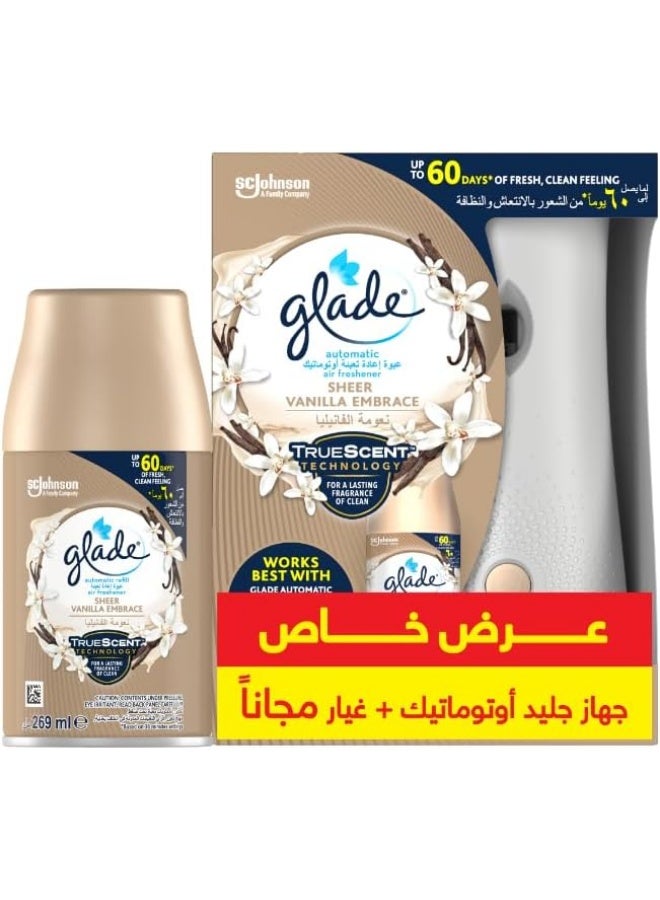 Glade Auto holder & refill Vanilla + Free Refill 269ml