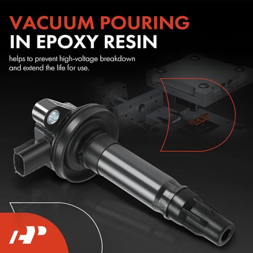 A-Premium Ignition Coil Pack Compatible with Ford Explorer F-150 Edge Fusion Mustang Taurus Lincoln MKS MKX MKT MKZ Sable 3.5L 3.7L Naturally Aspirated - Image 3