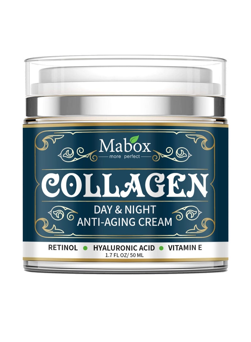 MABOX Cosmetics Hydrating Facial Cream Collagen Cream Hydrating and Moisturizing Skin Care Products - Image 1