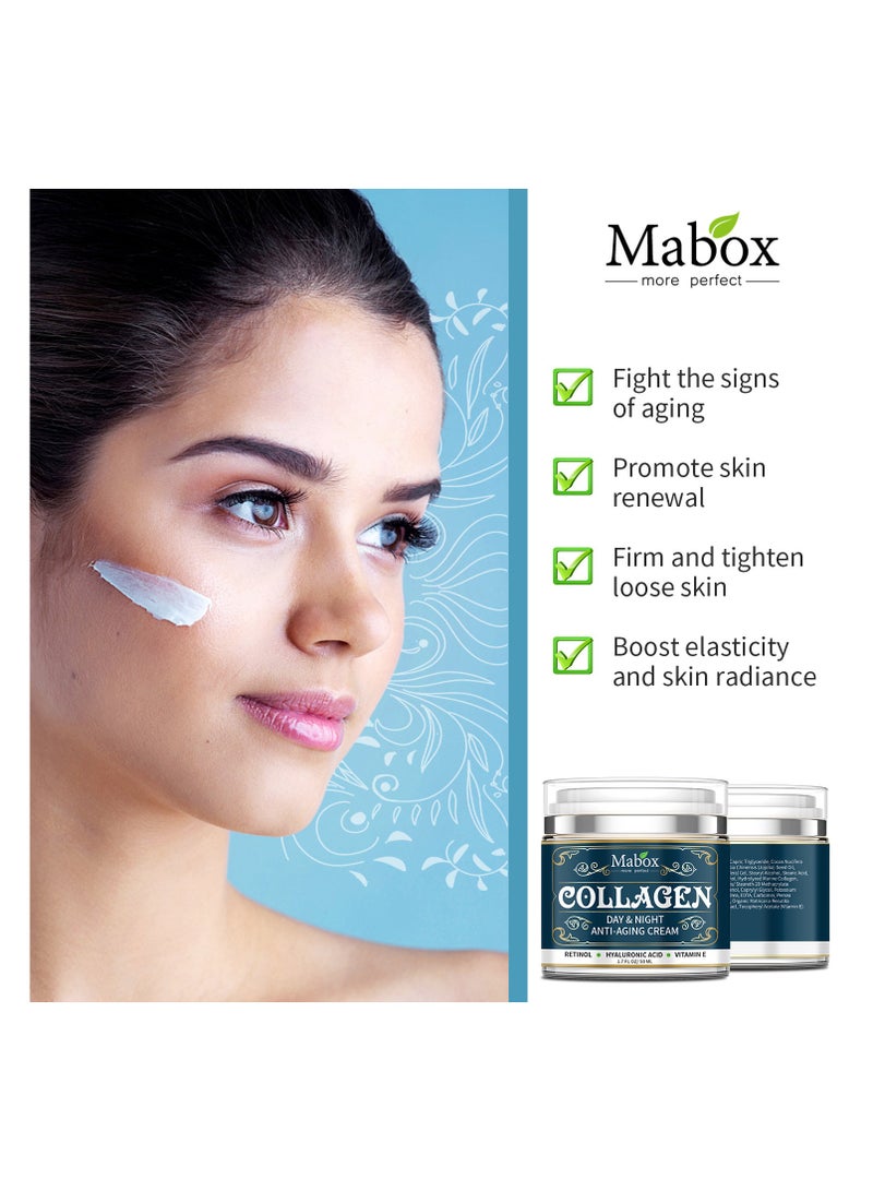 MABOX Cosmetics Hydrating Facial Cream Collagen Cream Hydrating and Moisturizing Skin Care Products - Image 5