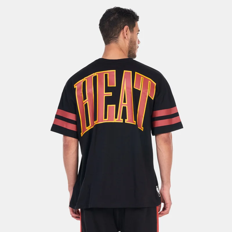 نيو ايرا تيشيرت رجالي Miami Heat برسومات القوس من NBA
