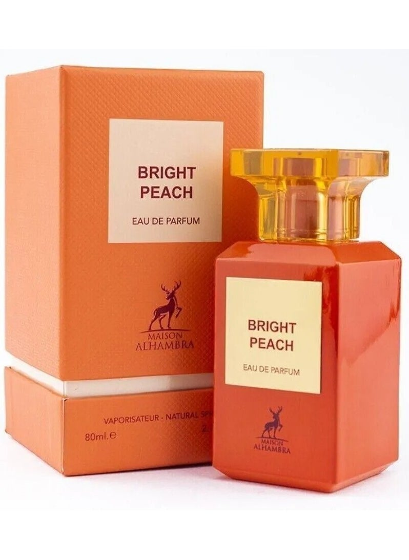 ميزون الهمبرا - ميزون الهامبرا برايت خَوخ للنساء 2.7 أوقية بخاخ ماء عطر - Image 1