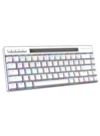 Magic-Refiner MK16 Mechanical Keyboard BT Wired Dual Mode Keyboard 68 Keys RGB Gaming Keyboard with Mechanical Blue Switch White - pzsku/Z2AF399824D1C5E4DF82FZ/45/_/1704769968/4a2f8a40-dcfd-49de-8784-cf5918c5e797