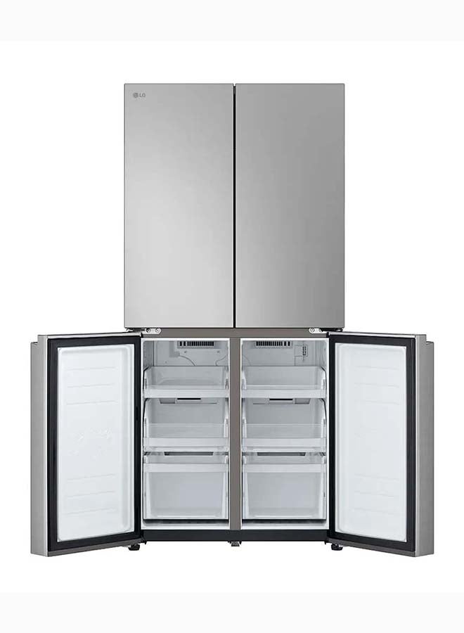 LG (Gross) 594L / (Net) 464L Capacity French Door Refrigerator-Next8 ThinQ™ Smart Control, Inverter Linear Compressor™ GR-B29FFLZB Prime Silver - Image 4