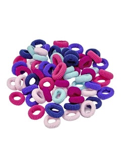ROSSMANN German Brand, Magical Unicorn Braided Rubber Hair Tie Set – 66 Pieces with Playful Storage Bag,also  - Image 2