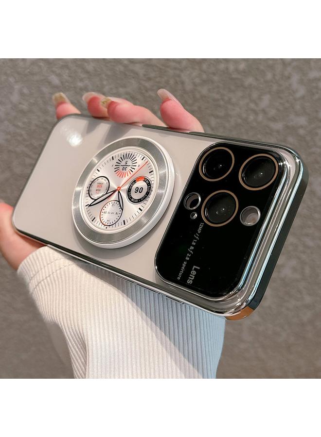 اس-توب جراب لهاتف iPhone 13 Pro مطلي بالكهرباء مع حامل نافذة كبير للهاتف من الكمبيوتر الشخصي - Image 1