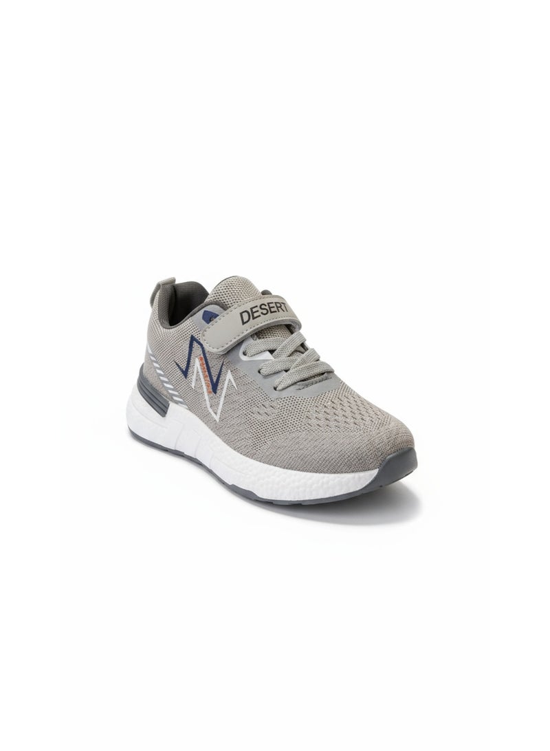 Unisex Knit Lace-up Sports Sneakers, Breathable Comfort Material