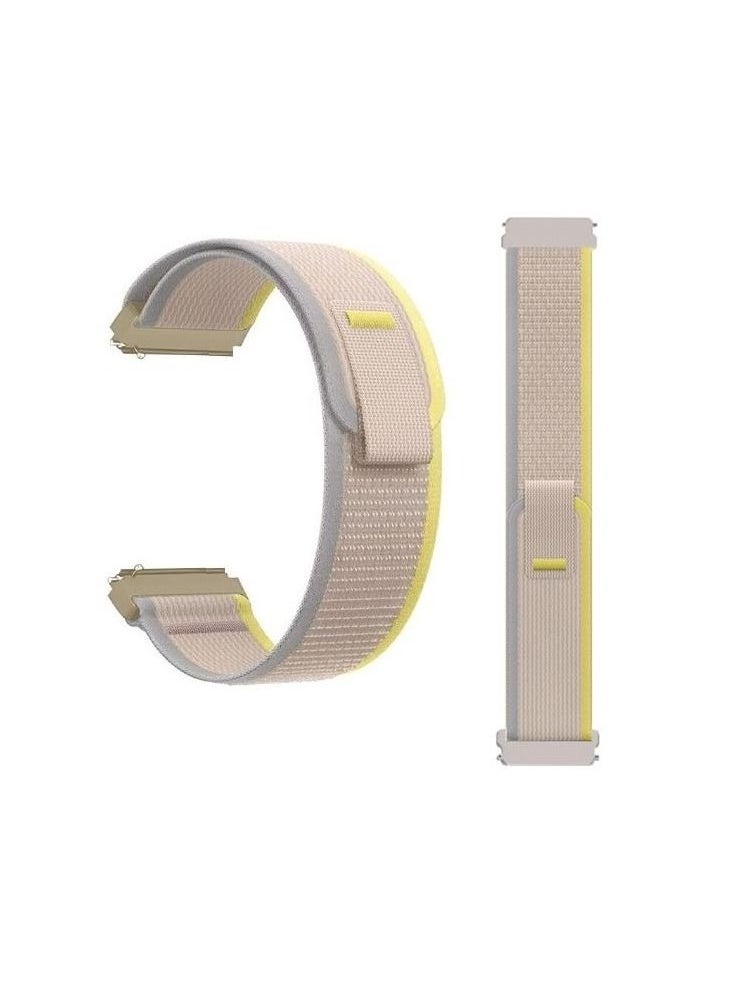 Generic - Alpine Loop 22mm Compatible With Oraimo Watch R  OSW23N- Smart WatchSport, Durable Sport Nylon Strap With Titanium G Hook  Black - Image 1