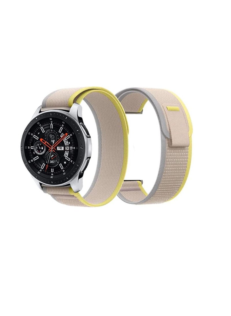 Generic - Alpine Loop 22mm Compatible With Oraimo Watch R  OSW23N- Smart WatchSport, Durable Sport Nylon Strap With Titanium G Hook  Black - Image 1