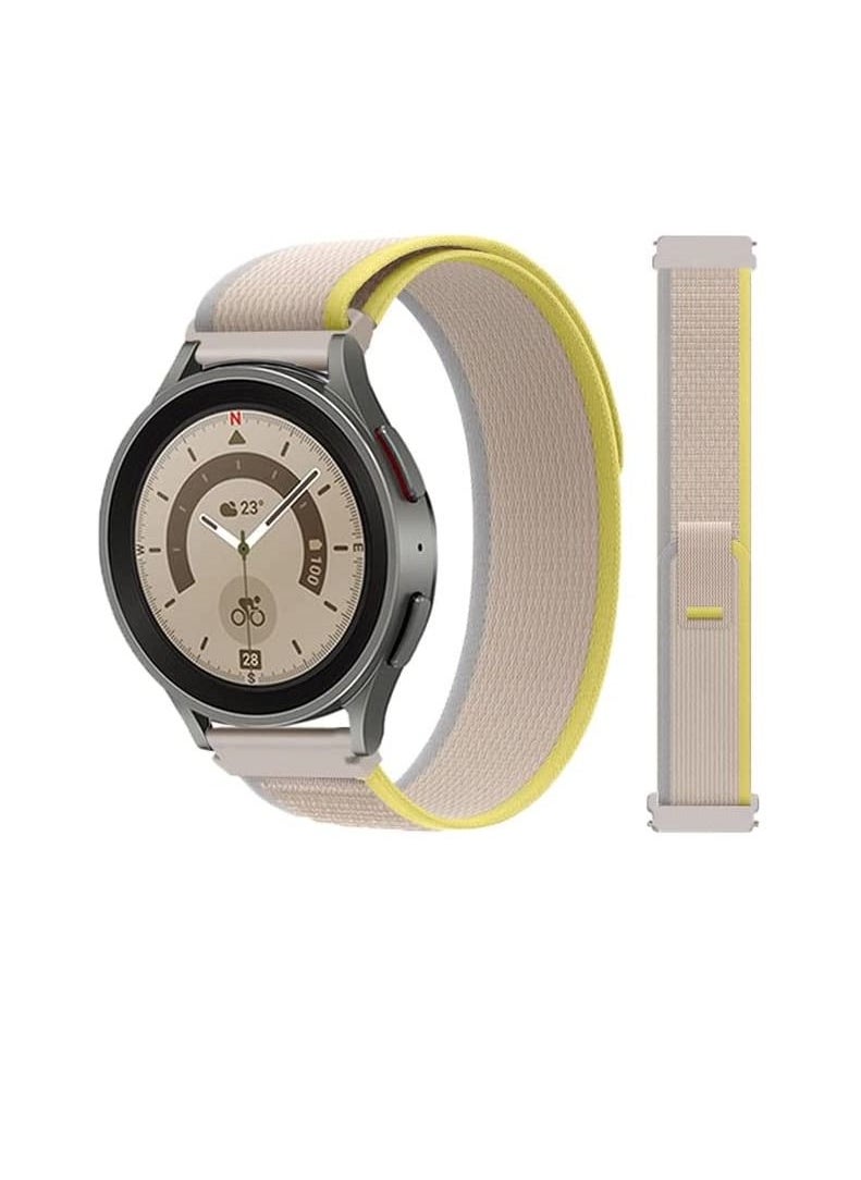 Generic - Alpine Loop 22mm Compatible With Oraimo Watch R  OSW23N- Smart WatchSport, Durable Sport Nylon Strap With Titanium G Hook  Black - Image 1