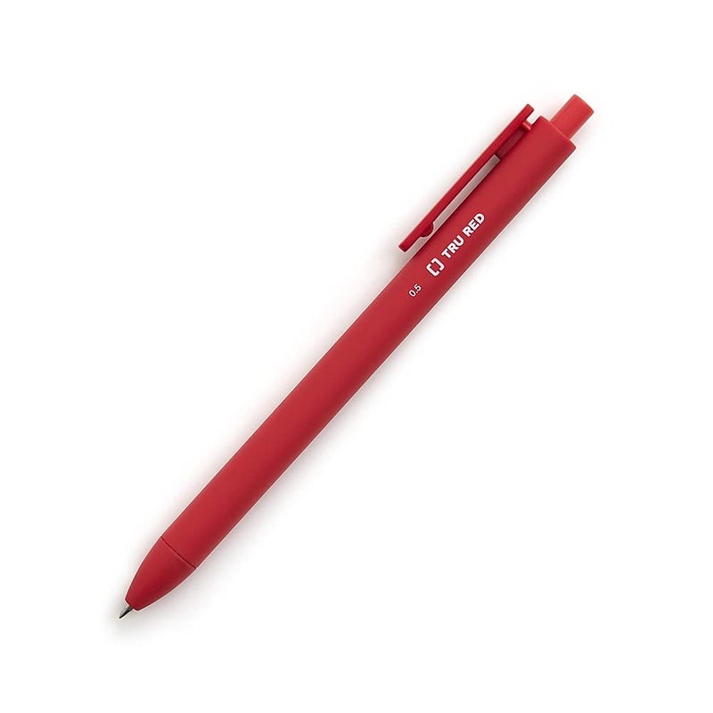 STAPLES TRU RED Retractable Quick Dry Gel Pens Fine Point 0.5mm Asst, 12/PK - Image 2