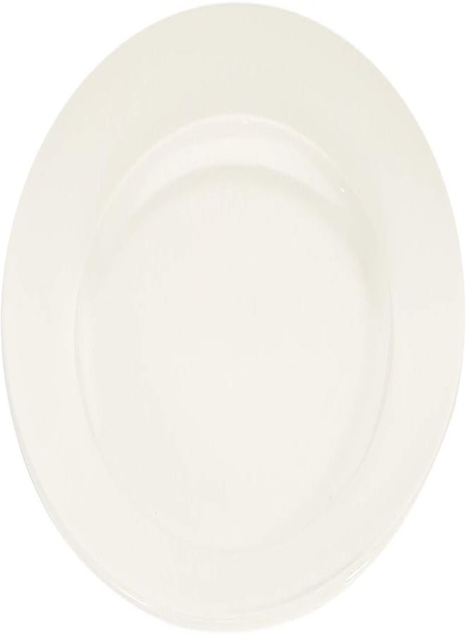 Symphony 28 Cm Round Plate Set - 4 Pieces - White - Image 5