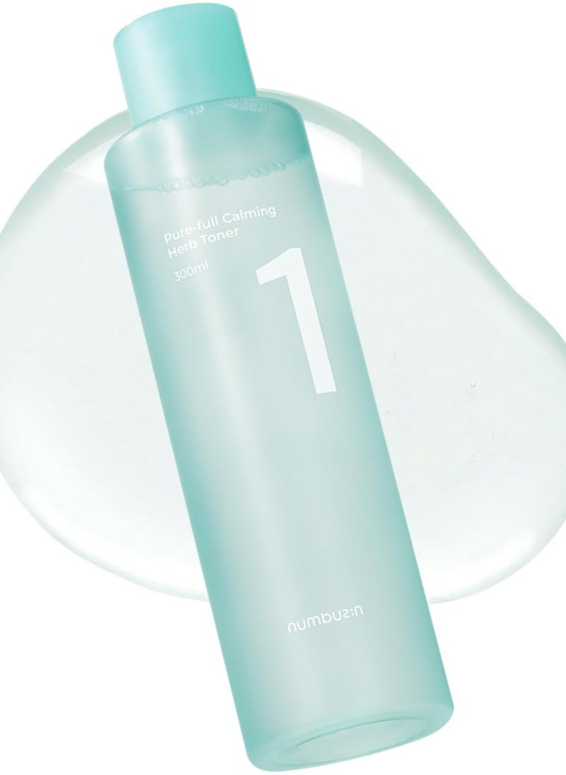 numbuzin No.1 Pure-Full Calming Herb Toner, 300 mL  - Image 3