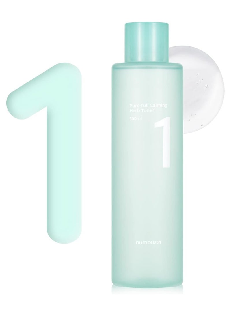 numbuzin No.1 Pure-Full Calming Herb Toner, 300 mL  - Image 2