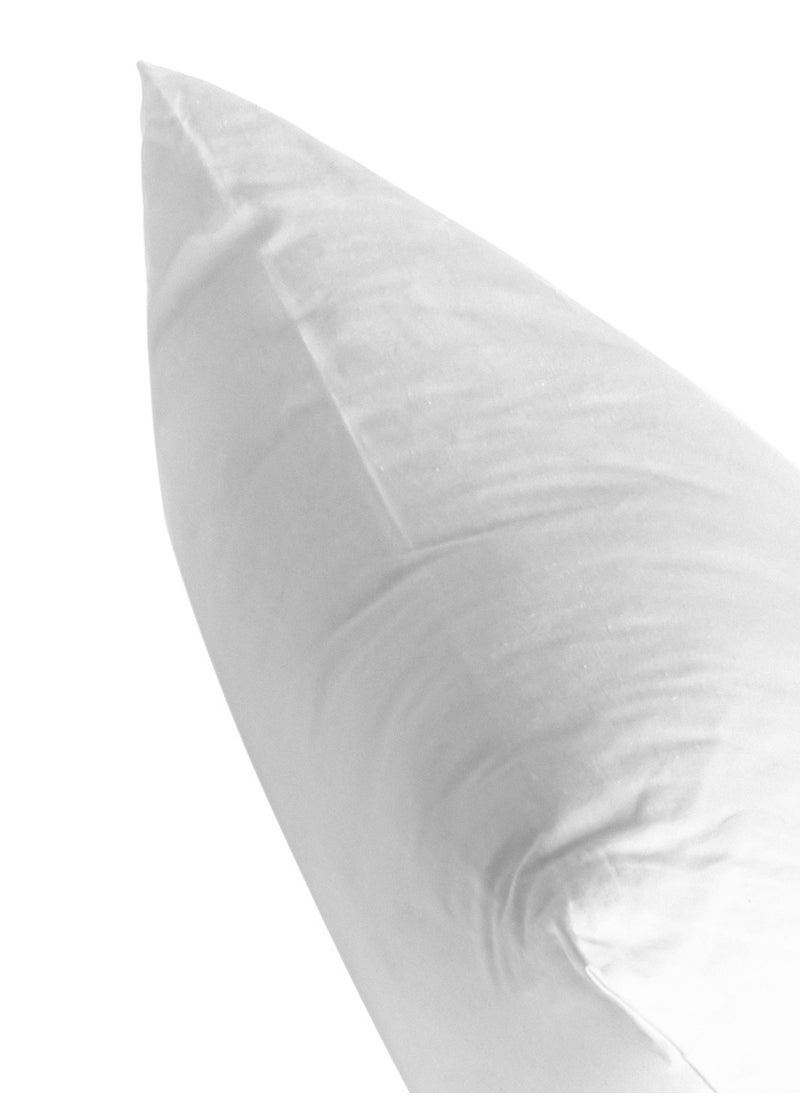 GOODNIGHT Cotton Surface Pillow Hypoallergenic Side And Back Sleeping Pillows For Neck And Shoulder Support White  - Image 2