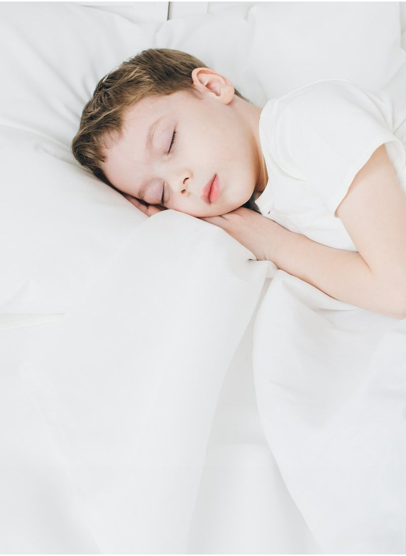 GOODNIGHT Cotton Surface Pillow Hypoallergenic Side And Back Sleeping Pillows For Neck And Shoulder Support White  - Image 3