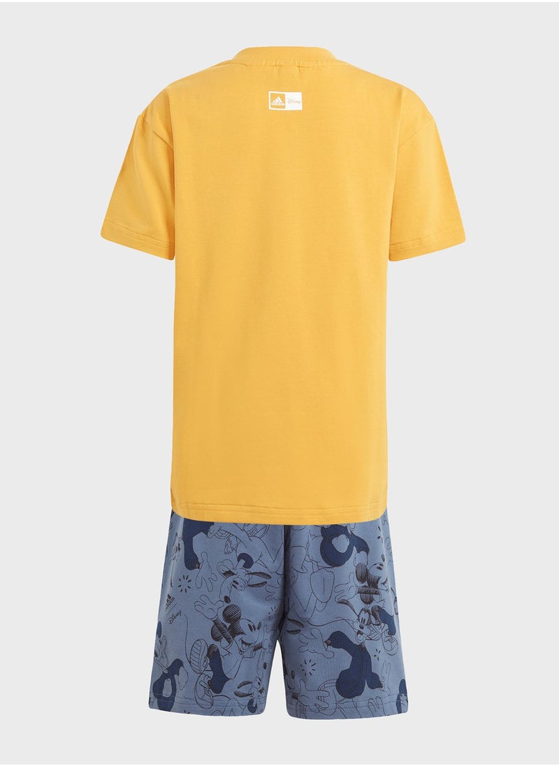Adidas - Little Kids Disney Mickey Mouse T-Shirt Set - Image 1