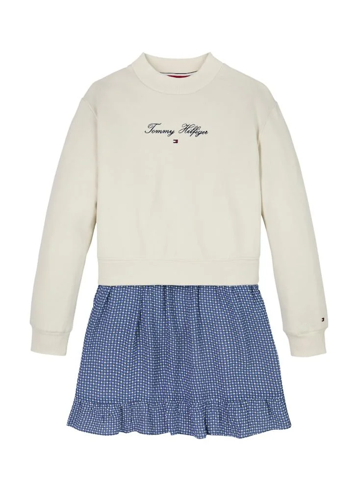 TOMMY HILFIGER Ruffled Hem Dress