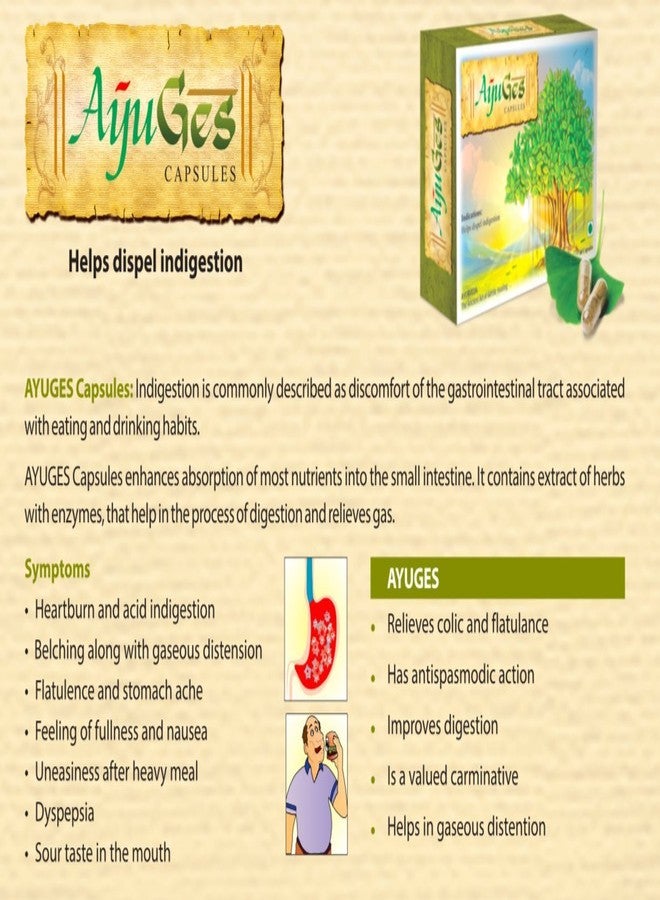 Ayuges Welex Ayuges for Gastric Care - 60 Vegetarian Capsule - Image 3