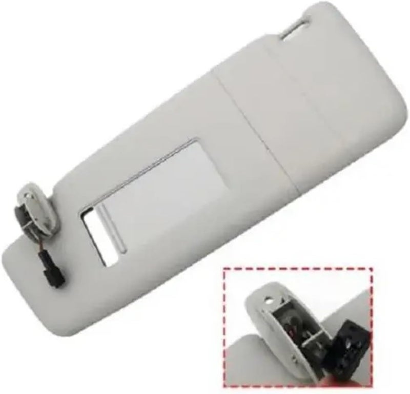 Driver Side Sun Visor for VW for Polo 2002 2003 2004 2005 2006 2007 2008 2009 2010 Console Interior Sunvisor with Mirror Front Visor Assembly Side Car Sun Visor - Image 5